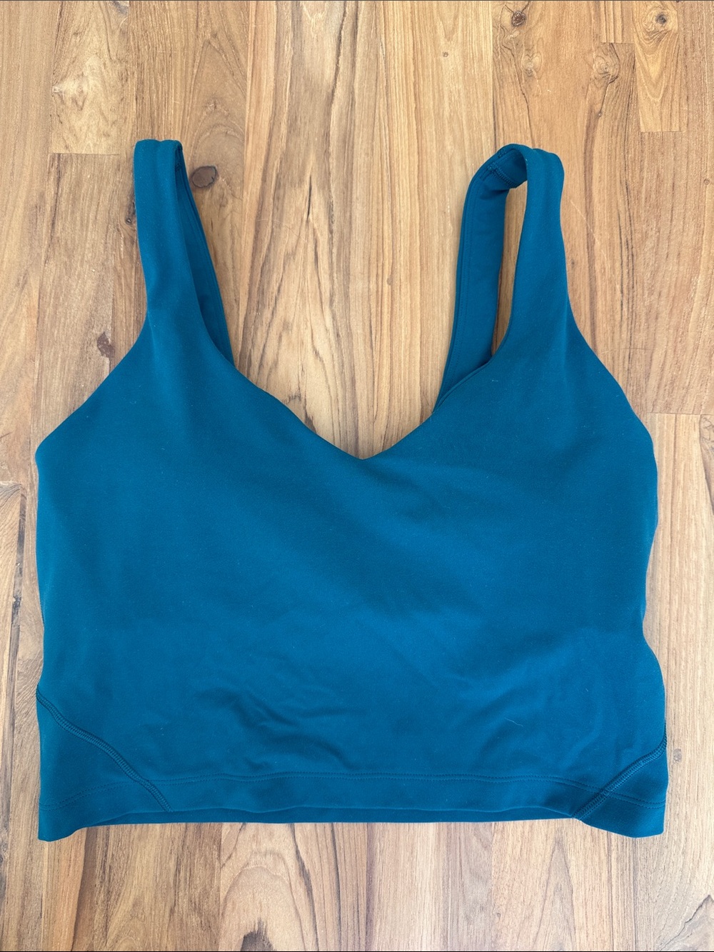 lululemon athletica Storm Teal Align Tank Sports Bra 8 A/B
